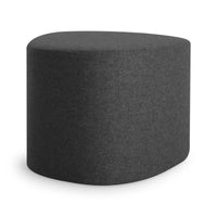 Swole Medium Ottoman in Vesper Charcoal - Angle 5