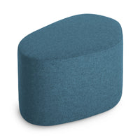 Swole Medium Ottoman in Vesper Marine Blue - Angle 2