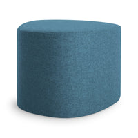 Swole Medium Ottoman in Vesper Marine Blue - Angle 5