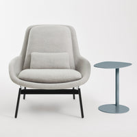 Swole Small Table in Grey Blue - Angle 5
