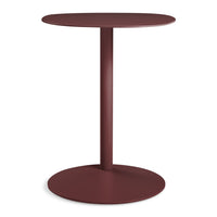 Swole Small Table in Oxblood - Angle 6