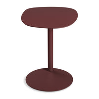Swole Small Table in Oxblood - Angle 7