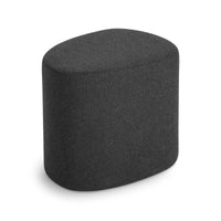 Swole Small Ottoman in Vesper Charcoal - Angle 2