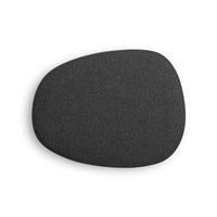 Swole Small Ottoman in Vesper Charcoal - Angle 6