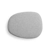 Swole Small Ottoman in Vesper Light Grey - Angle 6