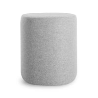 Swole Small Ottoman in Vesper Light Grey - Angle 5