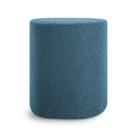 Swole Small Ottoman in Vesper Marine Blue - Angle 5