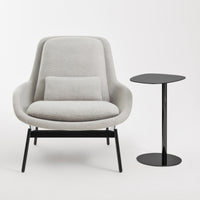 Swole Tall Table in Black Nickel - Angle 2