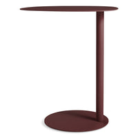 Swole Tall Table in Oxblood - Angle 1