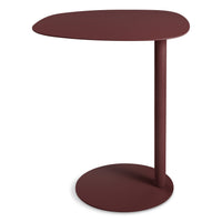 Swole Tall Table in Oxblood - Angle 3