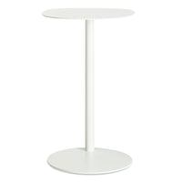 Swole Tall Table in White - Angle 3