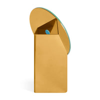 Spot On Table Mirror in Brass - Angle 3