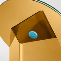 Spot On Table Mirror in Brass - Angle 6