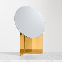 Spot On Table Mirror in Brass - Angle 7
