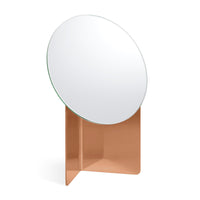 Spot On Table Mirror in Copper - Angle 1