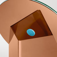 Spot On Table Mirror in Copper - Angle 6