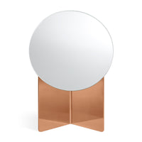 Spot On Table Mirror in Copper - Angle 5