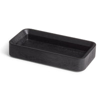 Square One Stacking Tray in Black-Stained Acacia - Angle 1