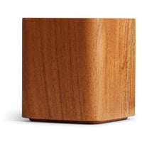 Square One Pencil Cup in Acacia - Angle 3