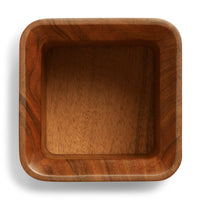 Square One Pencil Cup in Acacia - Angle 5