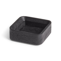 Square One Small Stacking Tray in Black-Stained Acacia - Angle 1