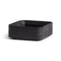 Square One Small Stacking Tray in Black-Stained Acacia - Angle 4