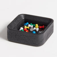 Square One Small Stacking Tray in Black-Stained Acacia - Angle 9