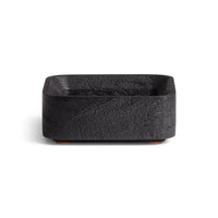 Square One Small Stacking Tray in Black-Stained Acacia - Angle 5