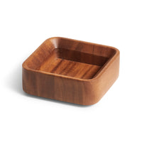 Square One Small Stacking Tray in Acacia - Angle 1
