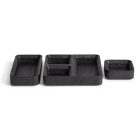 Square One Small Stacking Tray in Black-Stained Acacia - Angle 7