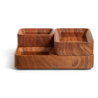 Square One Organizer Tray in Acacia - Angle 9