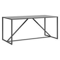 Strut Bar Height Table in Slate - Angle 4