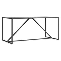 Strut Bar Height Table in Slate - Angle 3