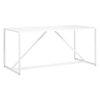 Strut Bar Height Table in White - Angle 4