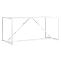 Strut Bar Height Table in White - Angle 3