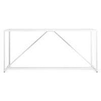 Strut Bar Height Table in White - Angle 1