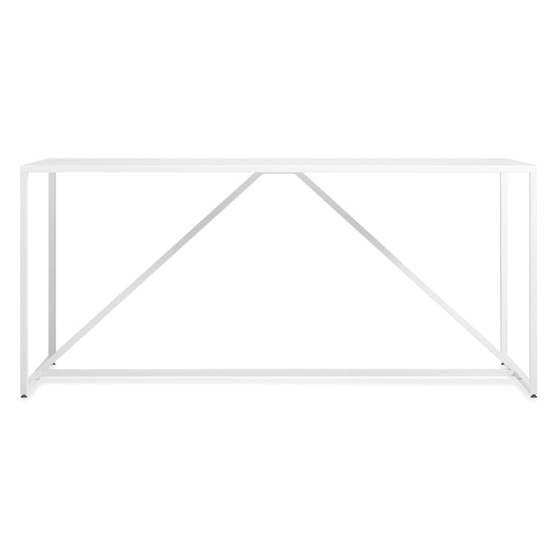 Strut Bar Height Table in 90" Length Bar Height - Angle 1