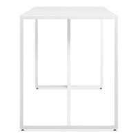 Strut Bar Height Table in White - Angle 5