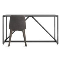 Chip Chair in Slate Leather - Angle 6