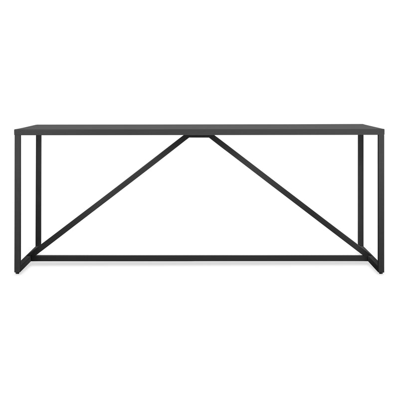 Strut 75” Large Outdoor Table in Carbon