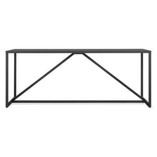 Strut Large Outdoor Table in Carbon - Angle 1