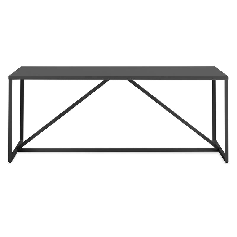 Strut 75” Large Outdoor Table in Carbon