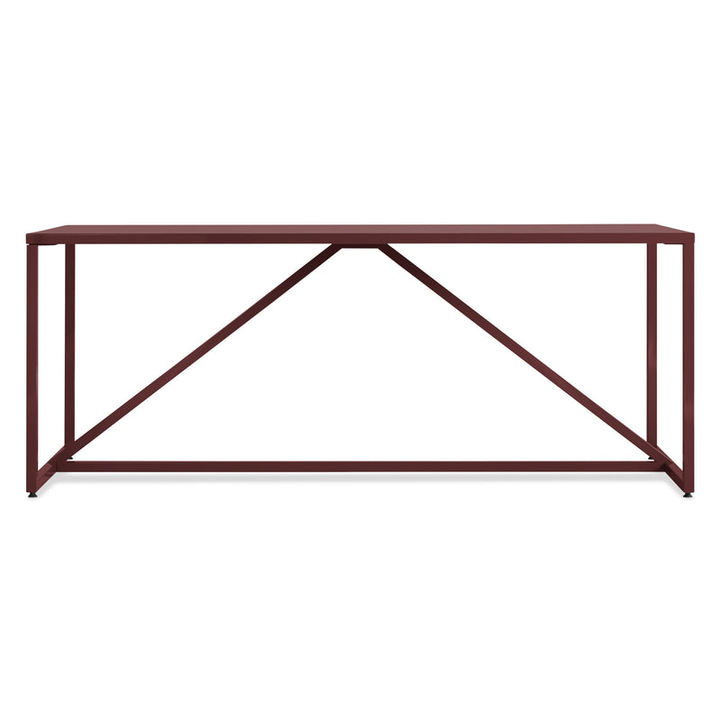 Strut Table in Oxblood