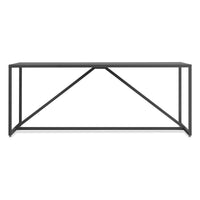 Strut Dining Table in Slate - Angle 1