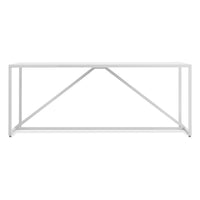 Strut Dining Table in White - Angle 1