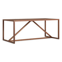 Strut Wood Dining Table in Walnut - Angle 3