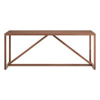 Strut Wood Dining Table in Walnut - Angle 2