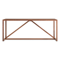 Strut Wood Dining Table in Walnut - Angle 1