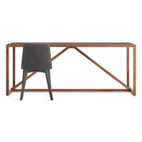 Strut Wood Dining Table in Walnut - Angle 6
