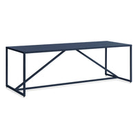 Strut Dining Table in Navy - Angle 6